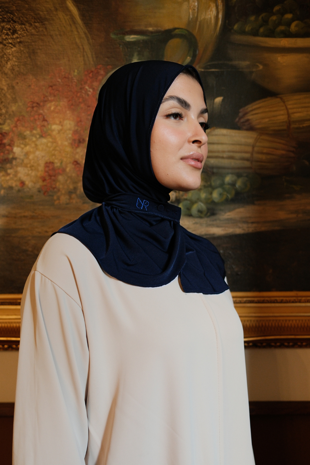 Drape scarf Marine Blue