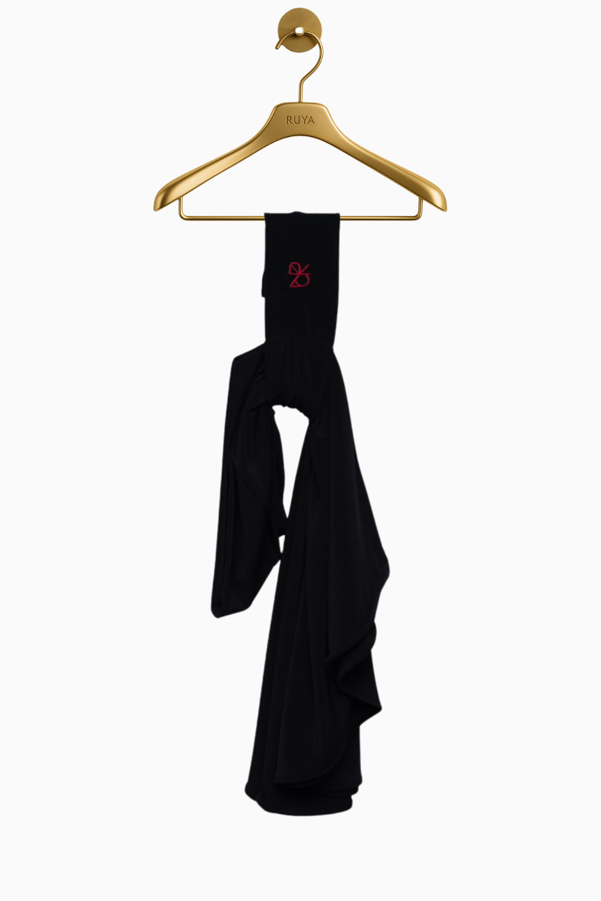 Straya scarf Black red