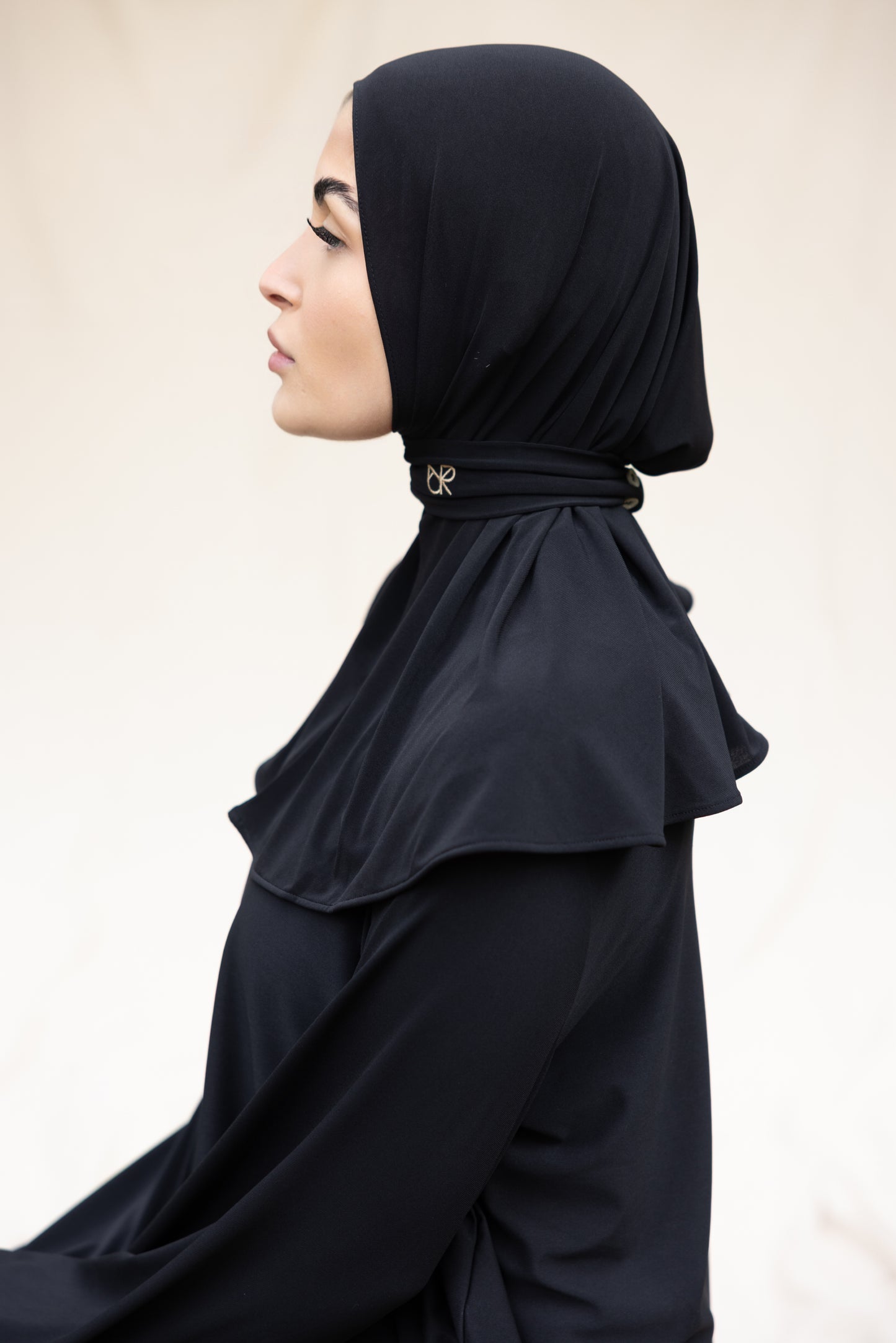 Seamless scarf Black