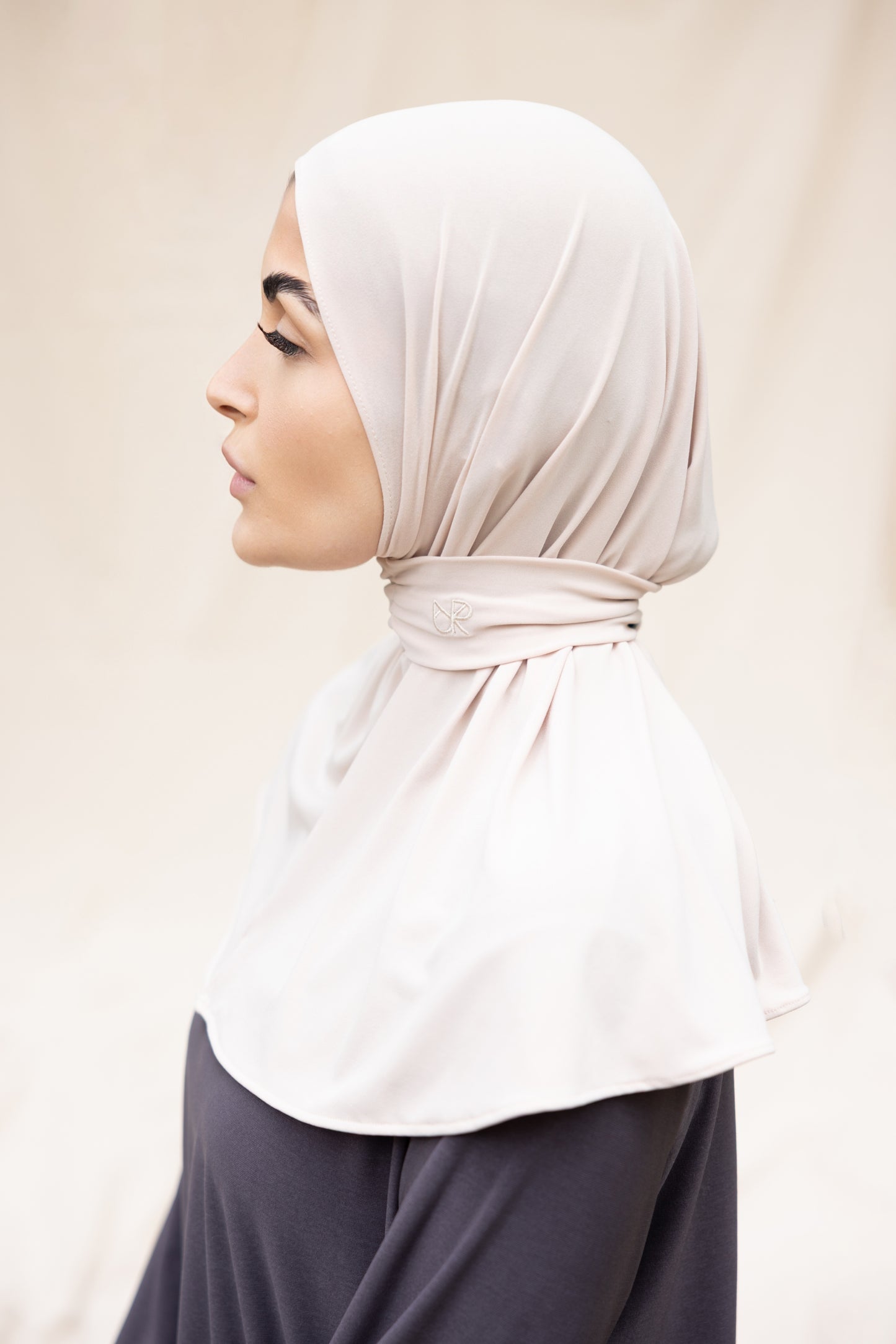 Seamless scarf Light Beige