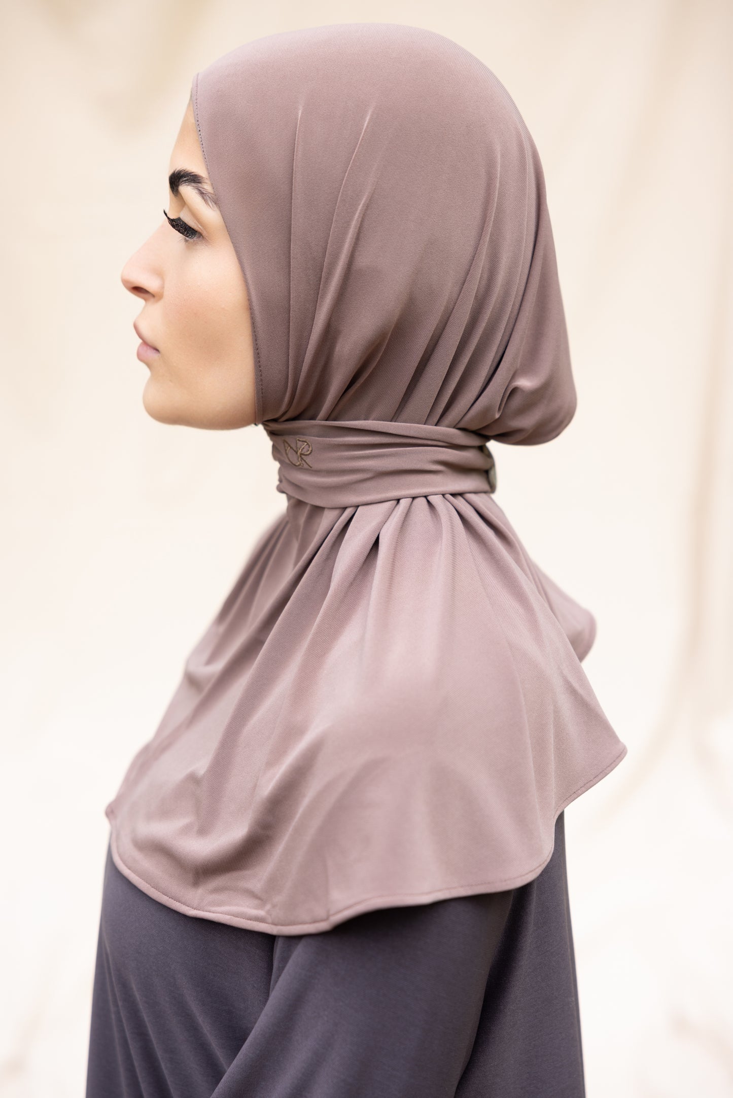 Seamless scarf Taupe