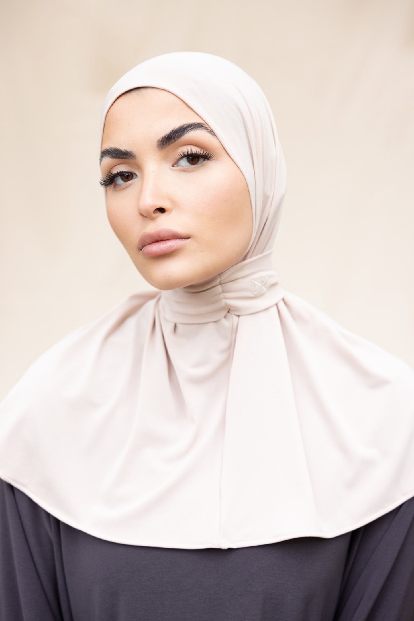 Seamless scarf Light Beige