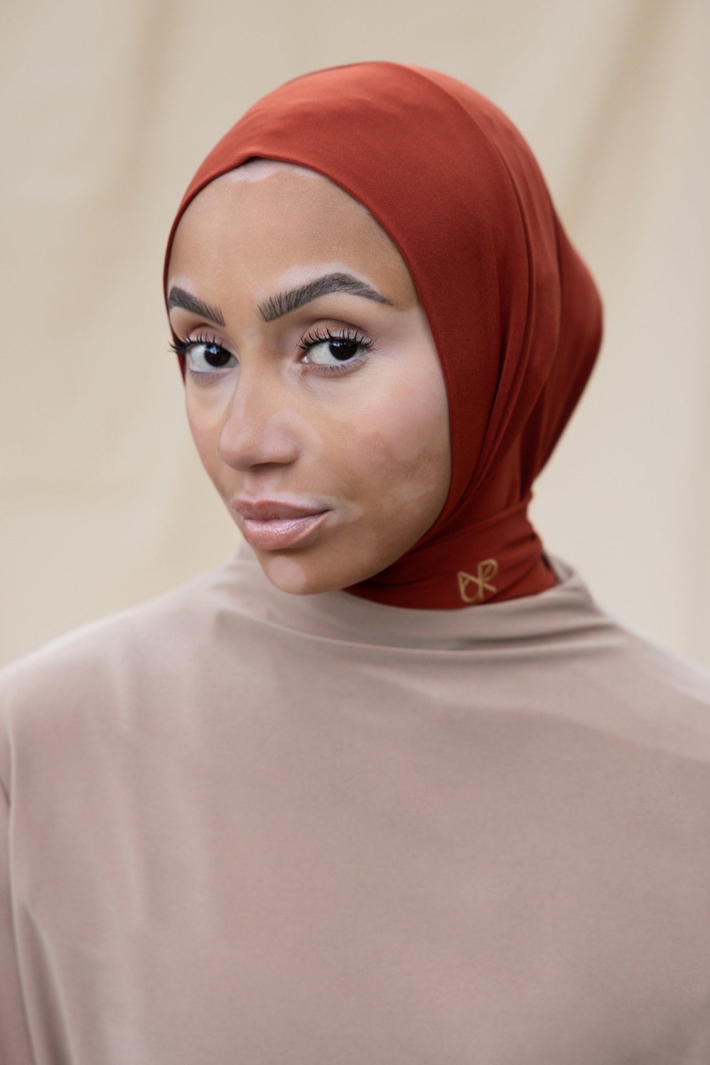 Straya scarf Cognac
