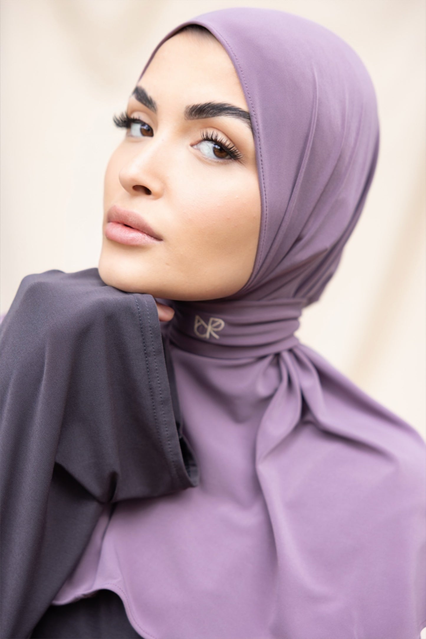 Seamless scarf Purple