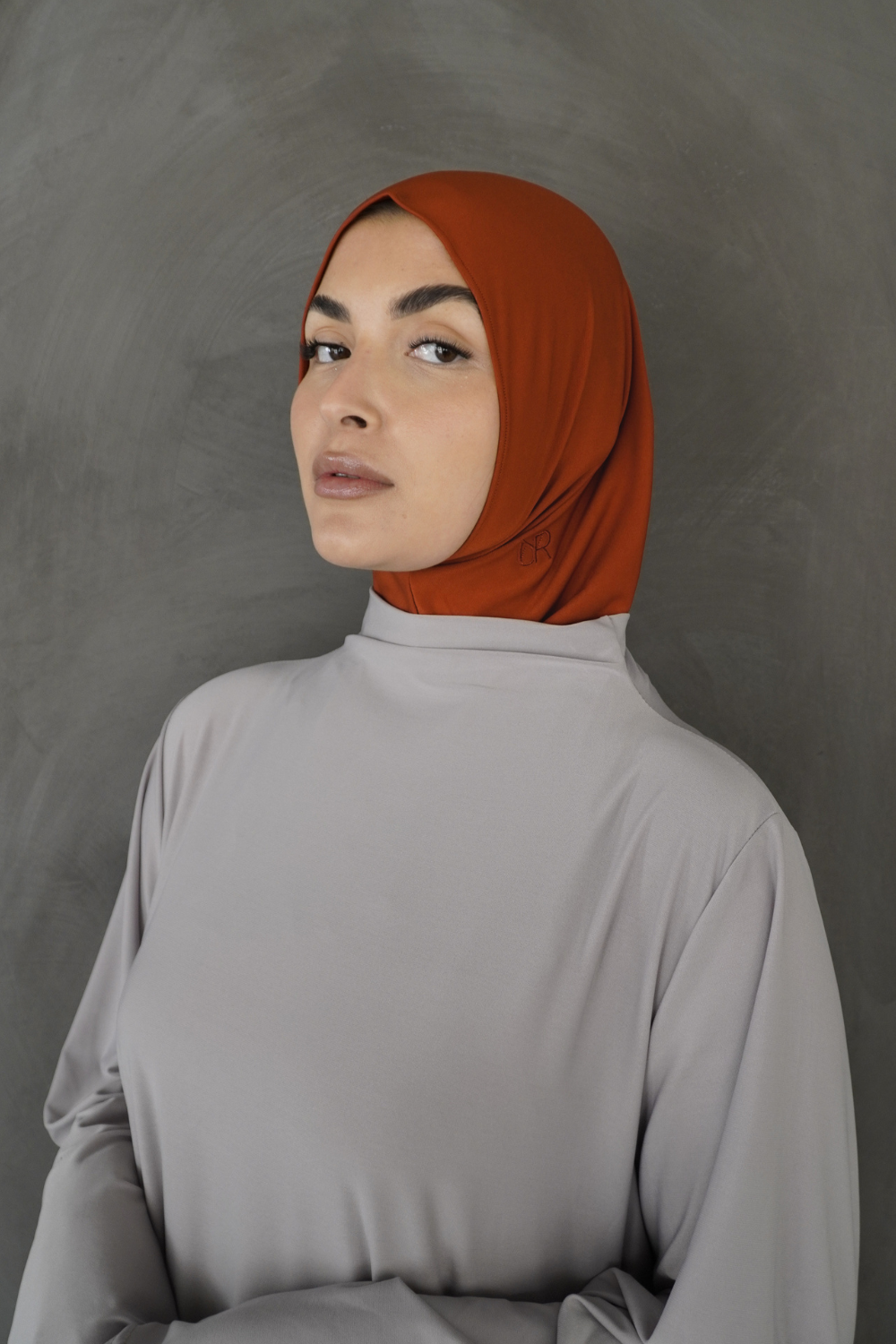 Ease scarf Cognac
