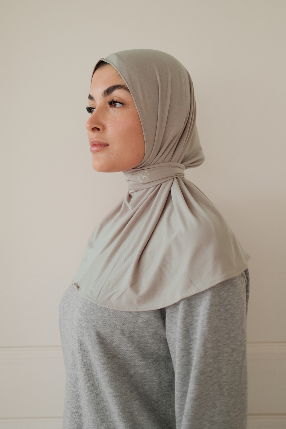 Seamless scarf Light Beige