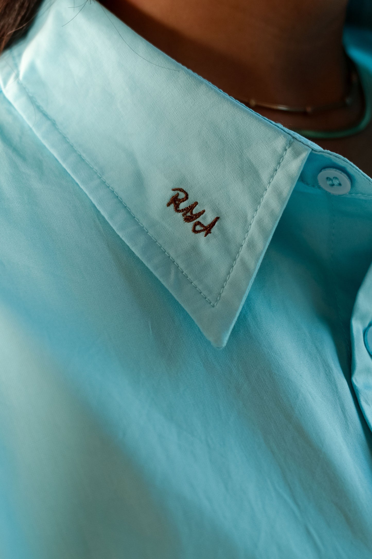 Asym blouse - Sky Blue