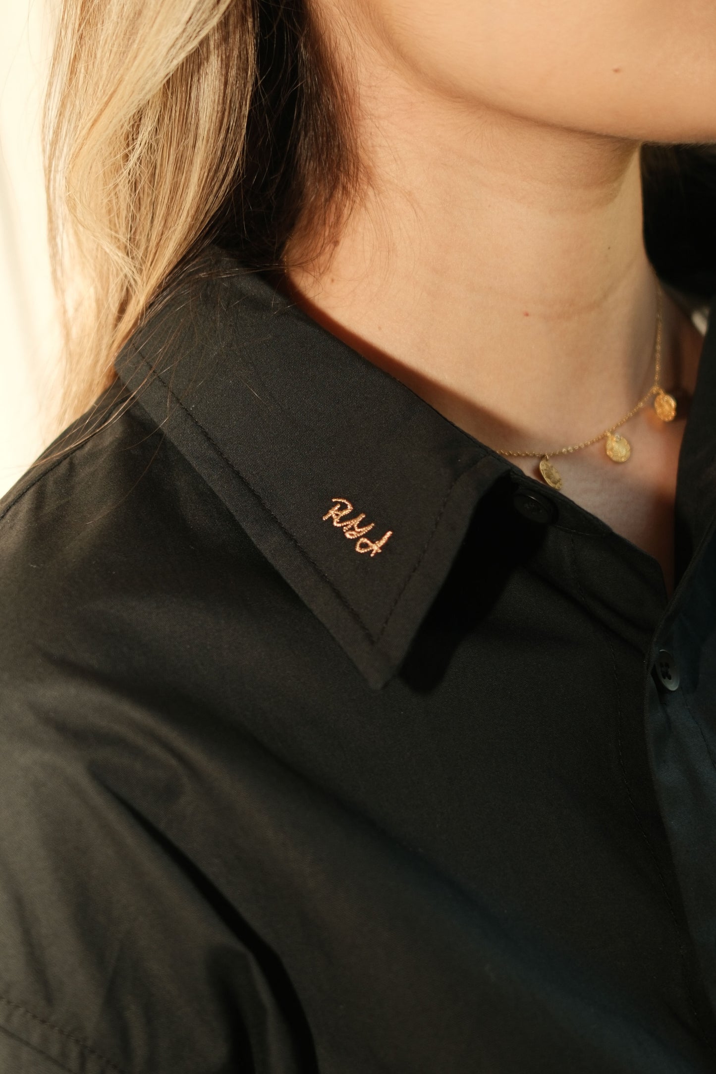 Asym blouse - Black