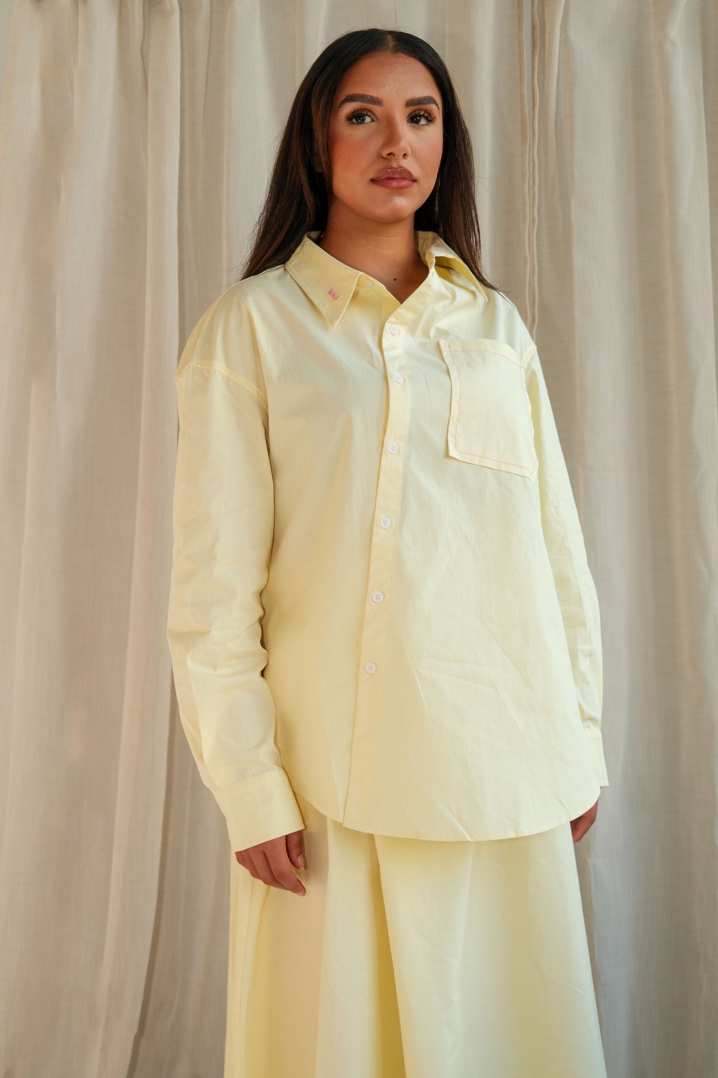 Asym blouse - Yellow