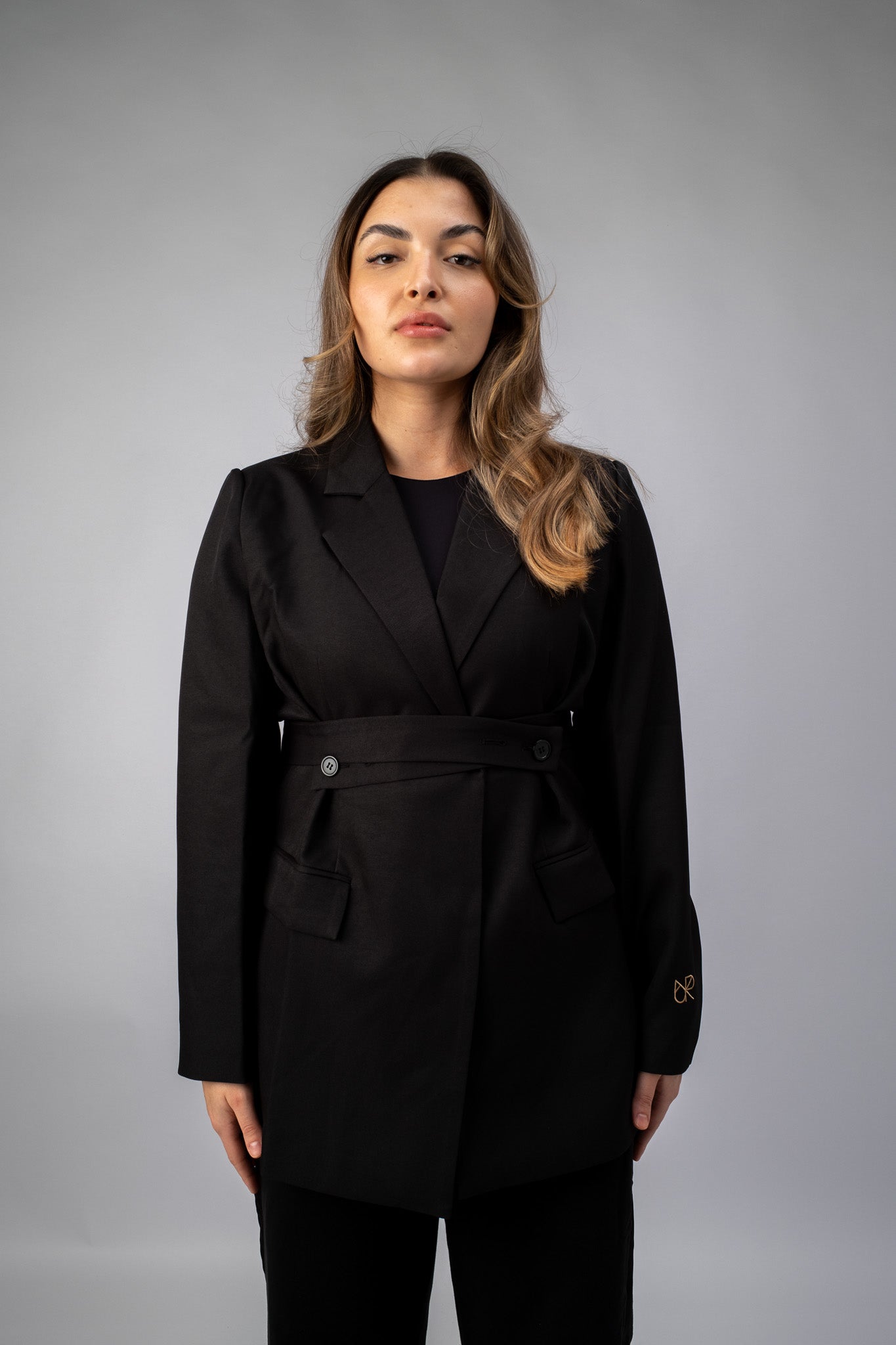 Twisted blazer Black