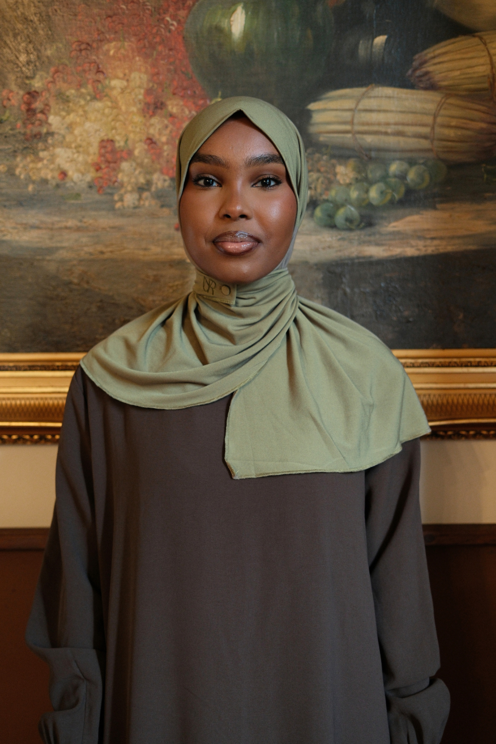 Drape scarf Sage