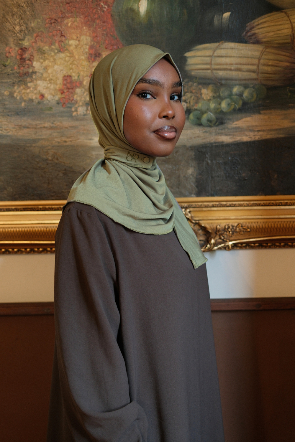 Drape scarf Sage