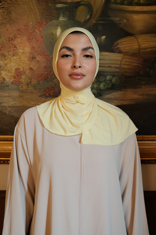 Drape scarf Butter Yellow