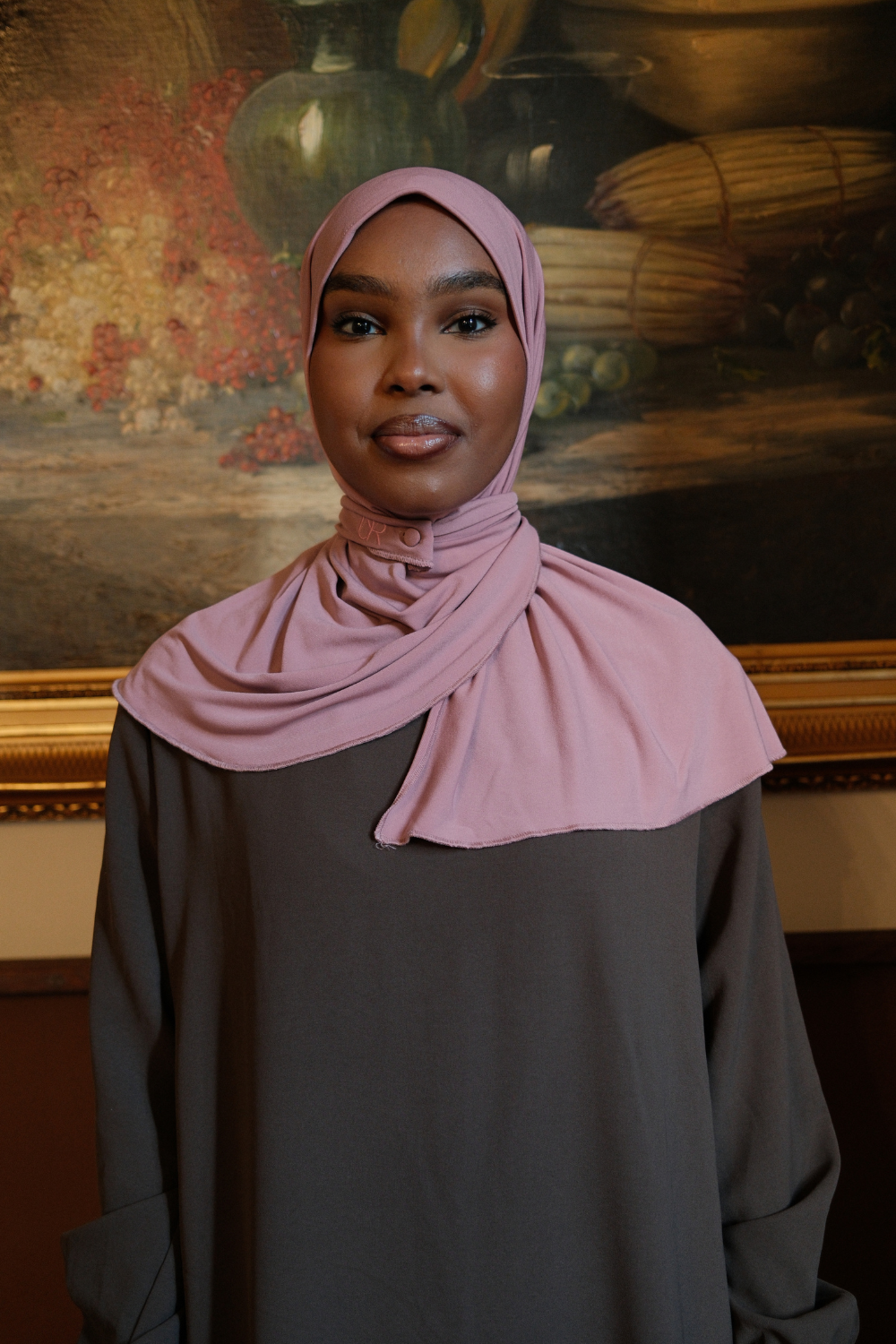 Drape scarf Pink