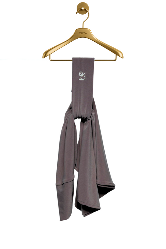 Straya scarf Grey Taupe
