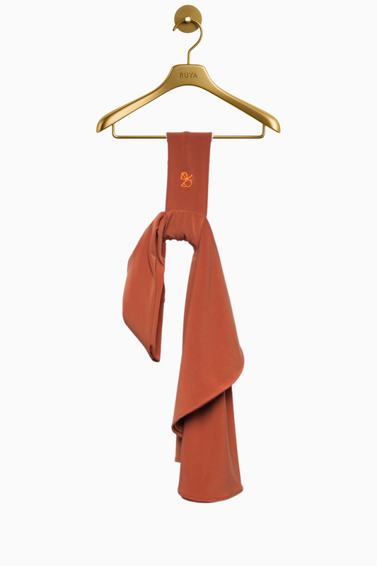 Straya scarf Terracotta