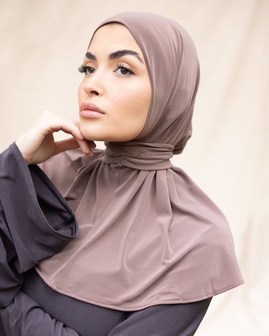 Seamless scarf Taupe