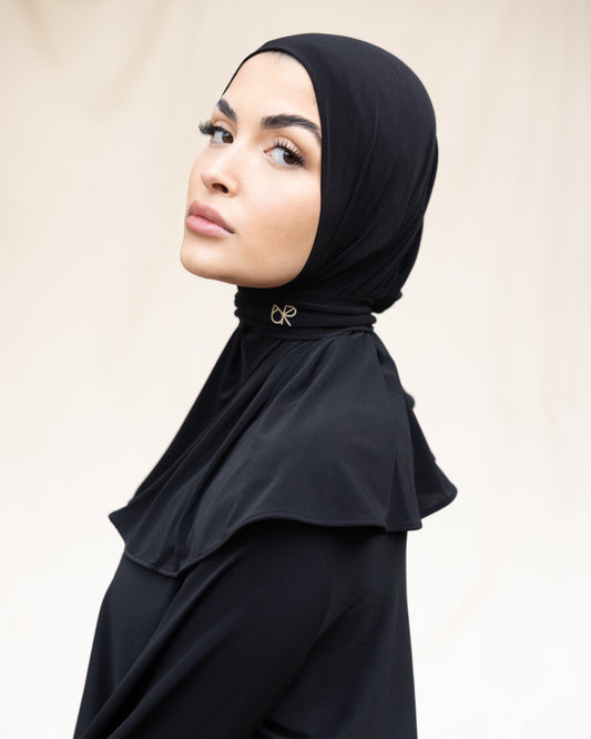 Seamless scarf Black