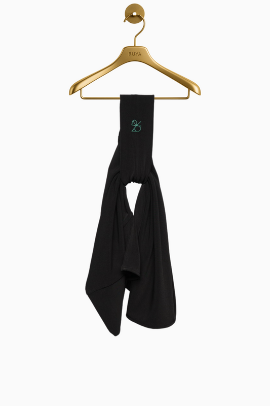 Straya scarf Black Green