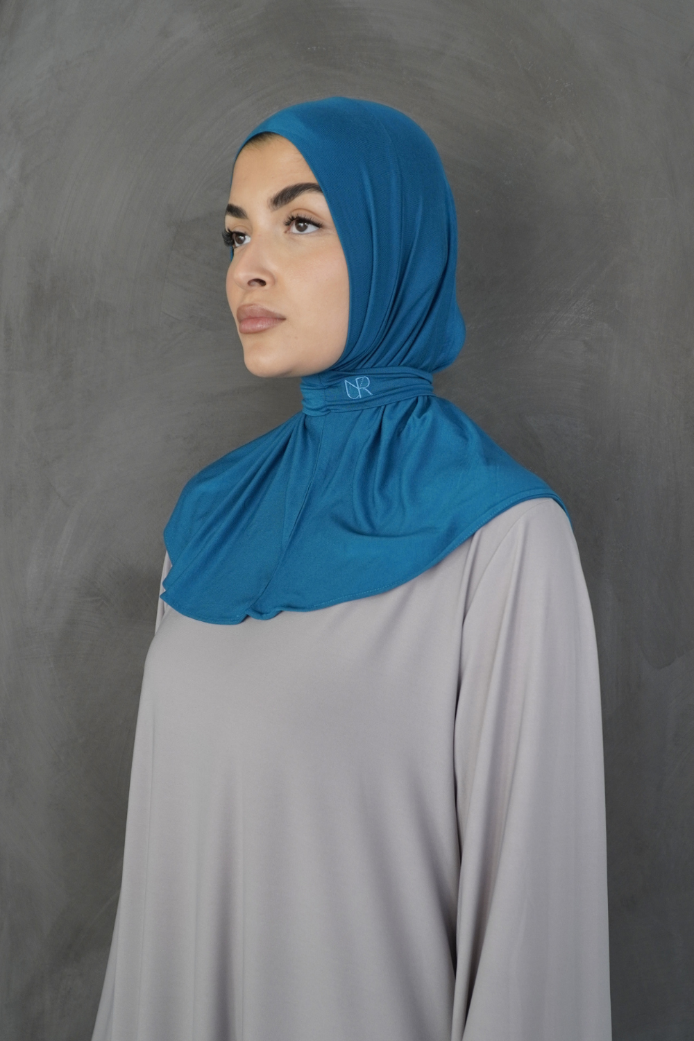 Bamboo scarf Blue Jewel