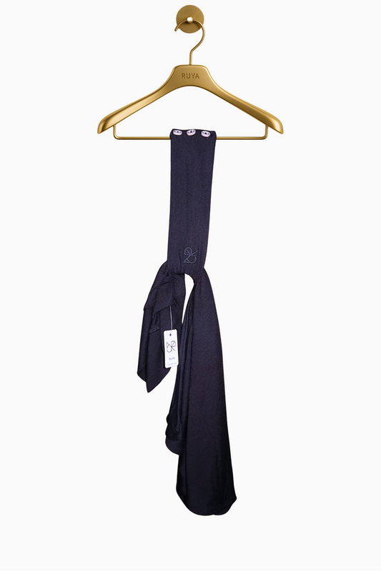 Bamboo scarf Deep Indigo