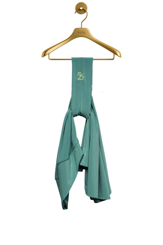 Straya scarf Aqua Green