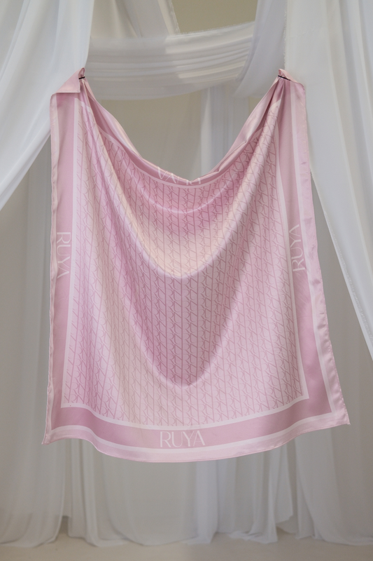 Silk Scarf Baby Pink