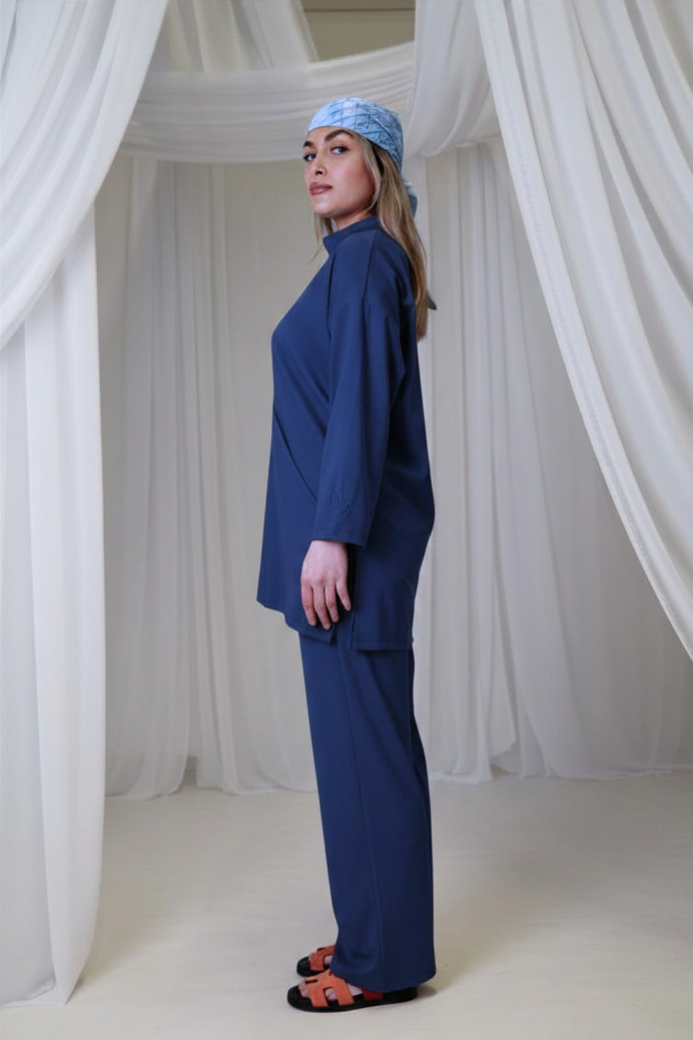 Drapeá Burkini Marine Blue