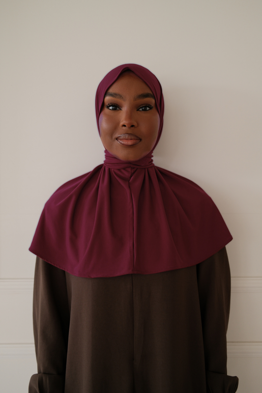 Seamless scarf Burgundy