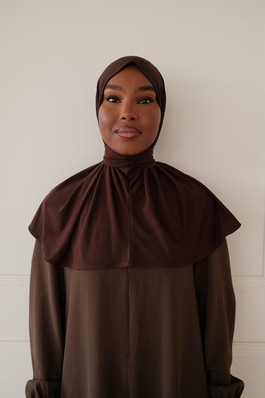 Seamless scarf Dark Cacao