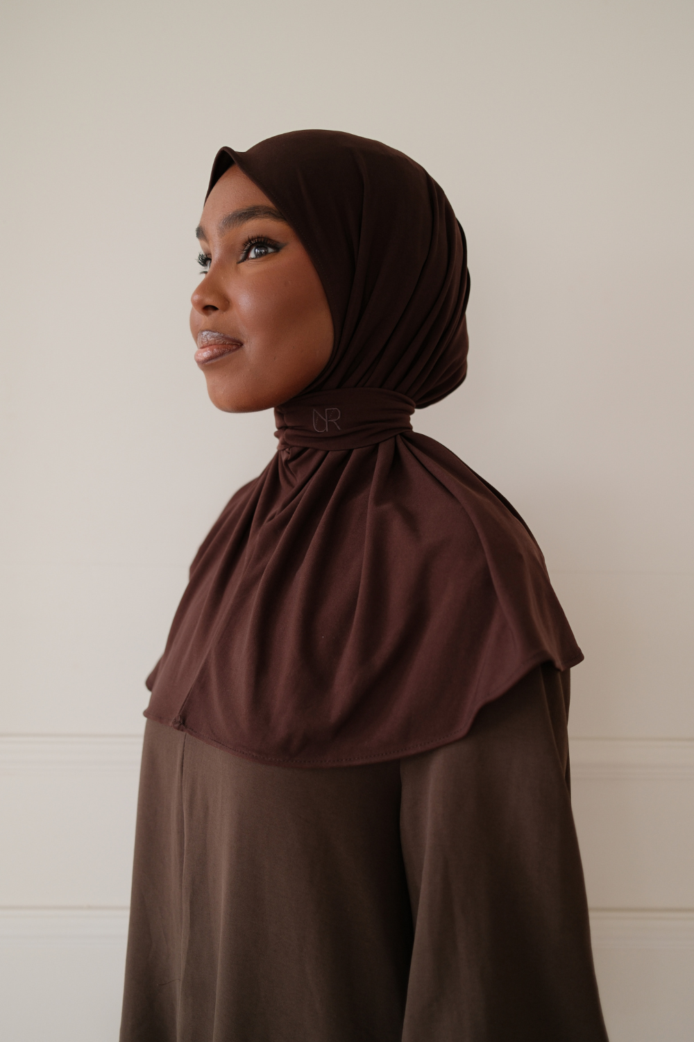 Seamless scarf Dark Cacao