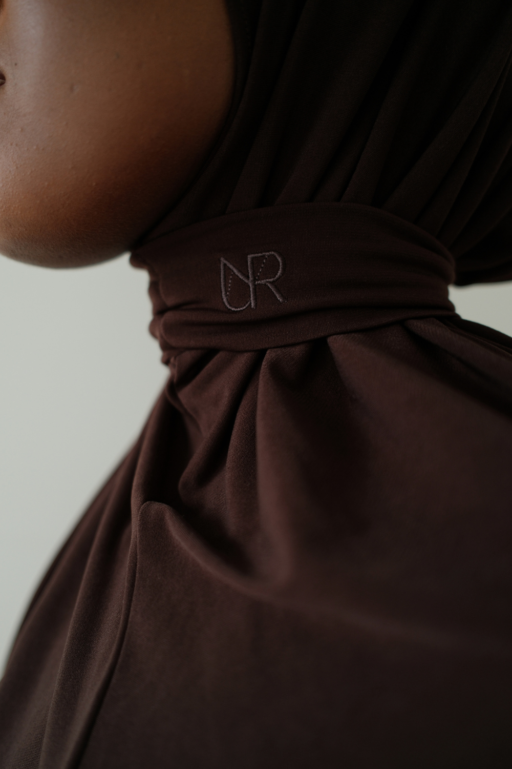 Seamless scarf Dark Cacao