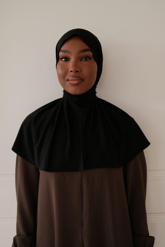 Seamless scarf Black