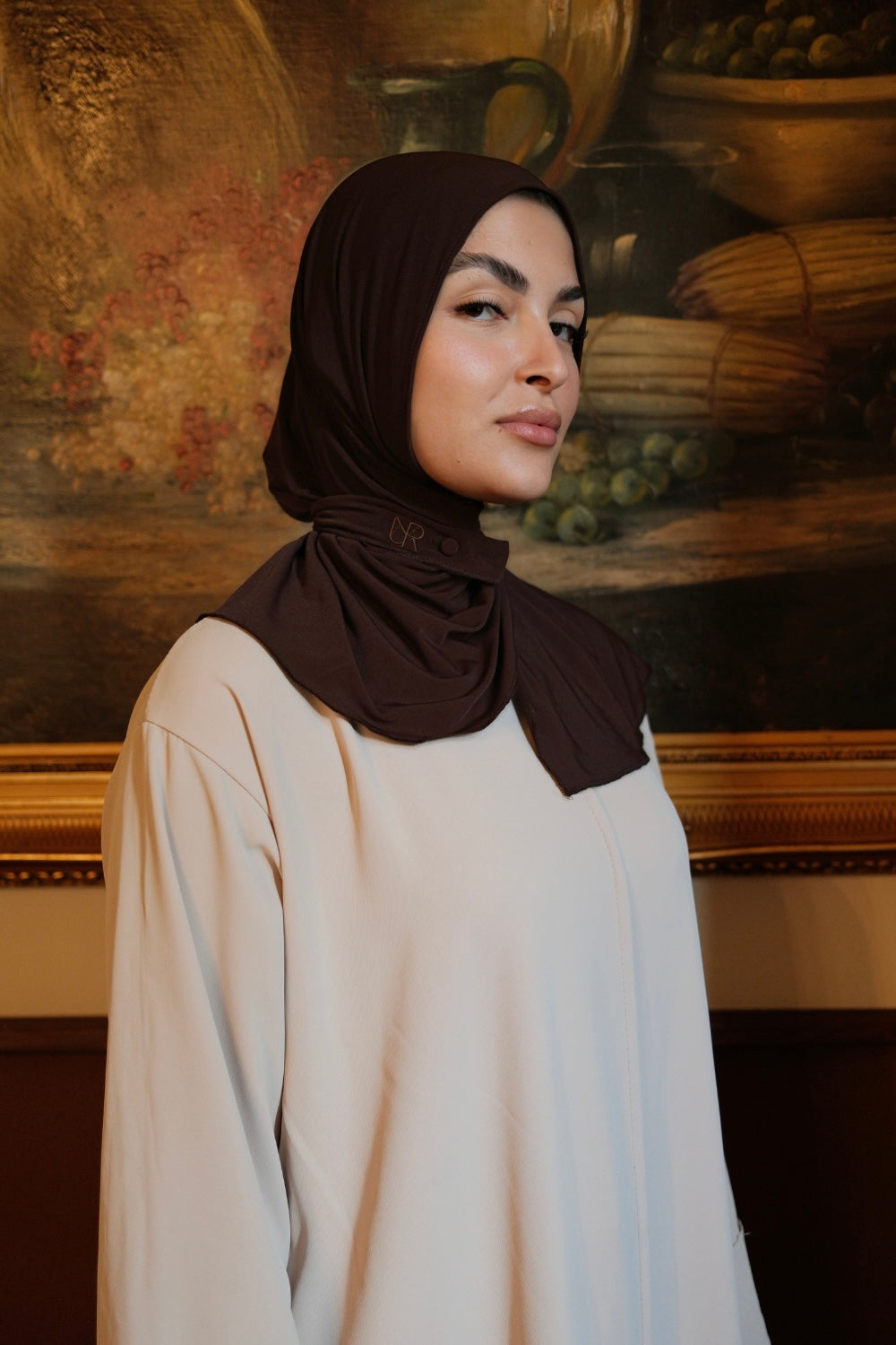 Drape scarf Dark Cacao