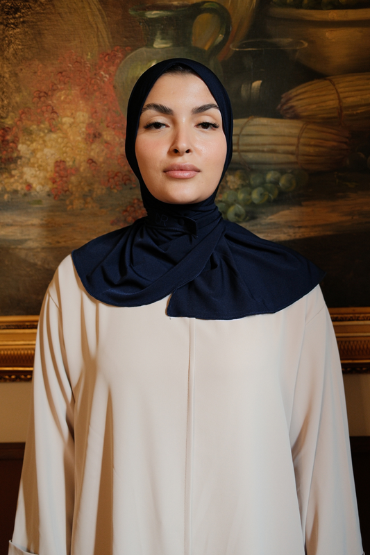 Drape scarf Marine Blue