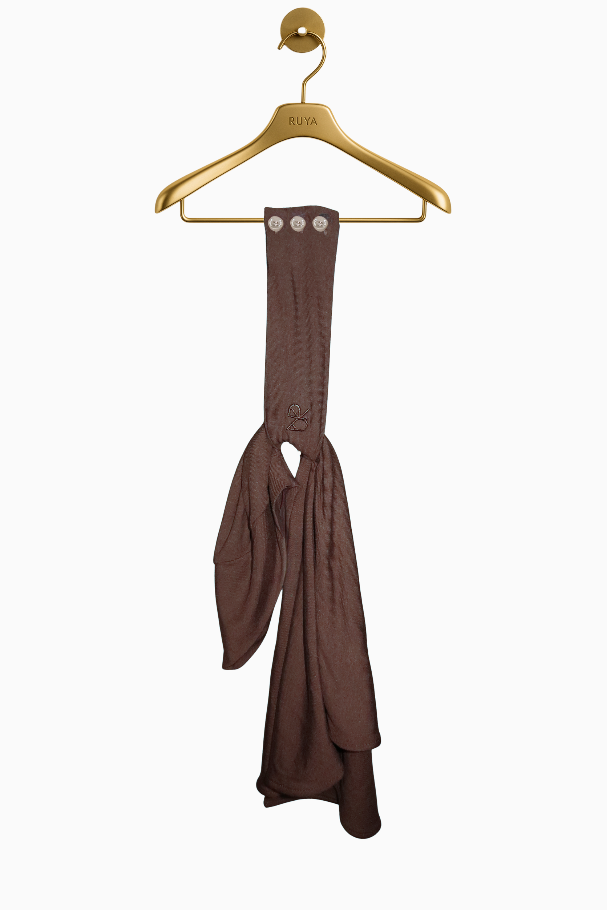 Bamboo scarf Dark Cacao
